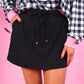 After Dark Black Skort