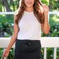 After Dark Black Skort