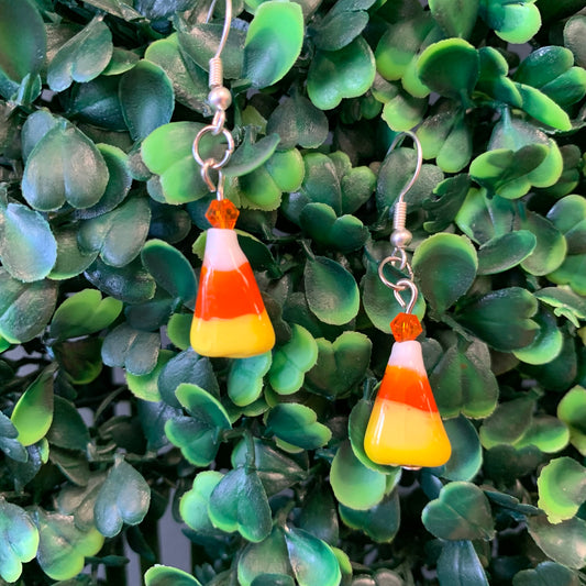 Candy Corn Earrings