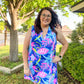 Lizzy Tank Dress - Royal Tropics