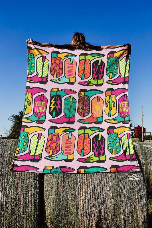 Boot Scootin' Blanket