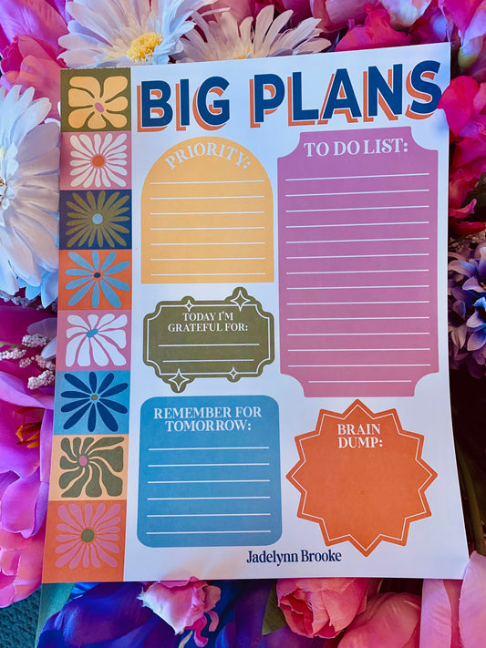 Big Plans Notepad