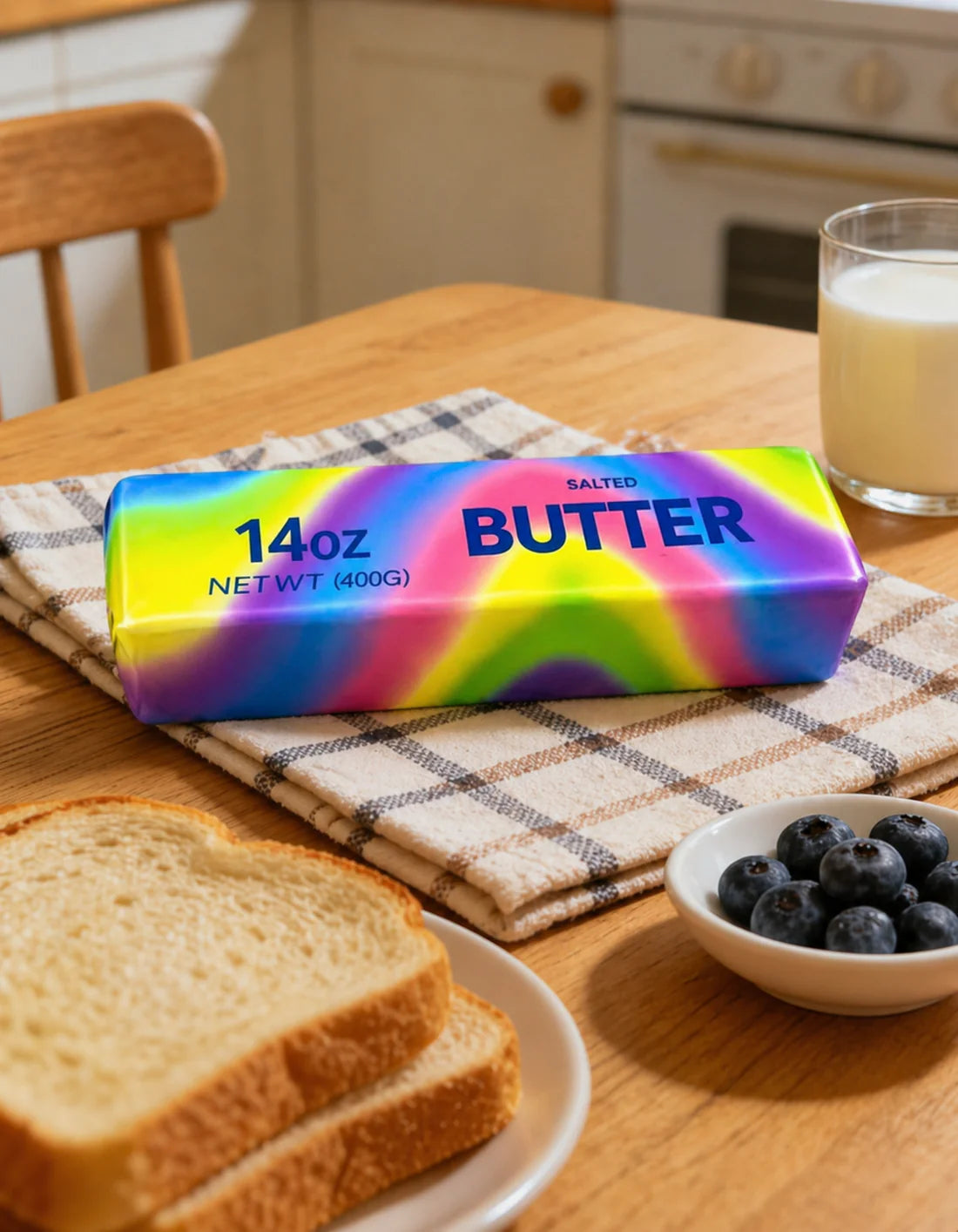 Large Rainbow Butter Squishie