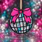 Disco Bow Car Freshie