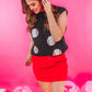 Solid Red Skort