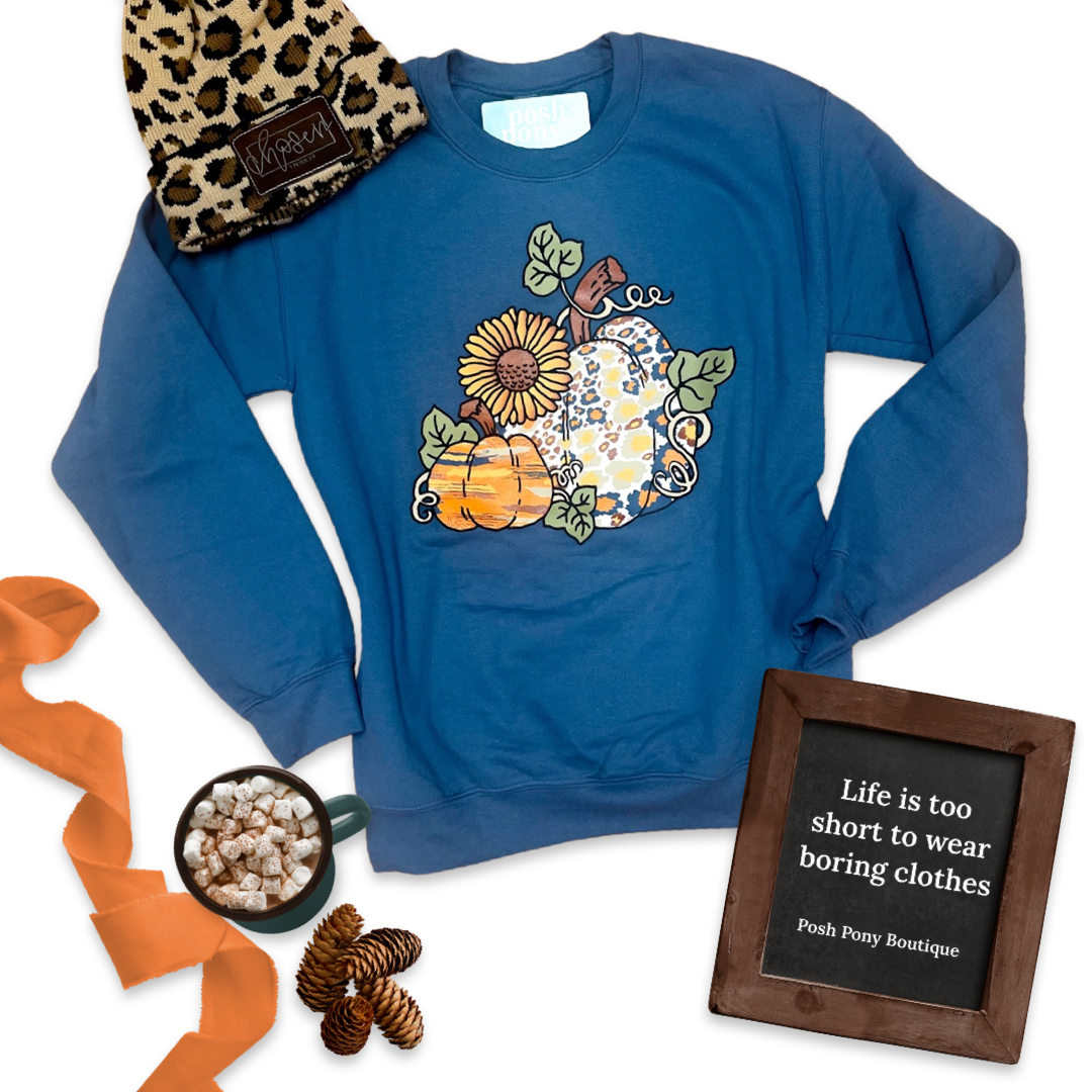 Sunflower Pumpkin Sweatshirt