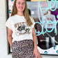 Western Cowboy Roped Embroidery T Shirt