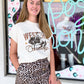 Western Cowboy Roped Embroidery T Shirt