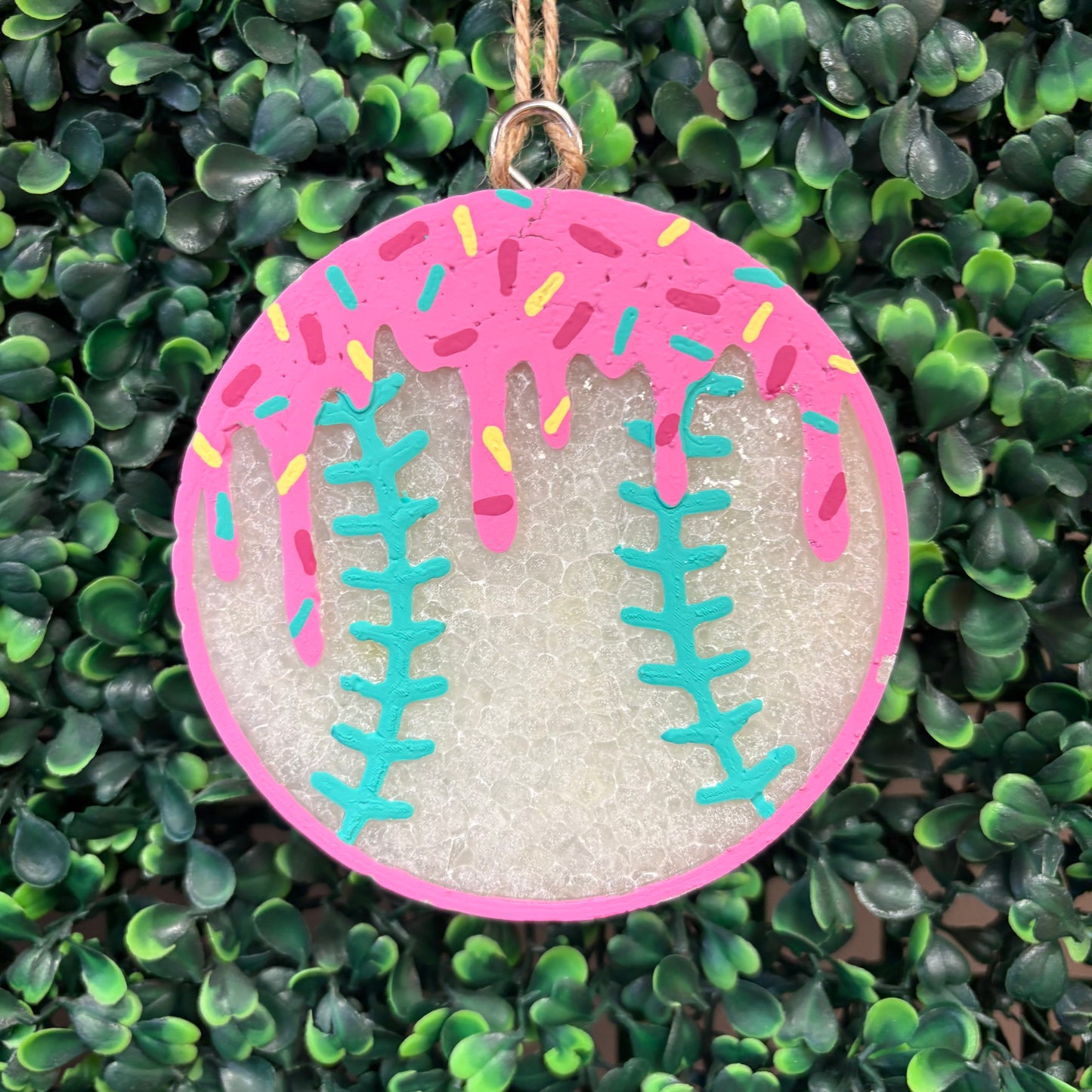 Ice Cream Drip Baseball Car Freshie