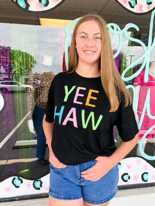 Yee Haw Rope Embroidered
