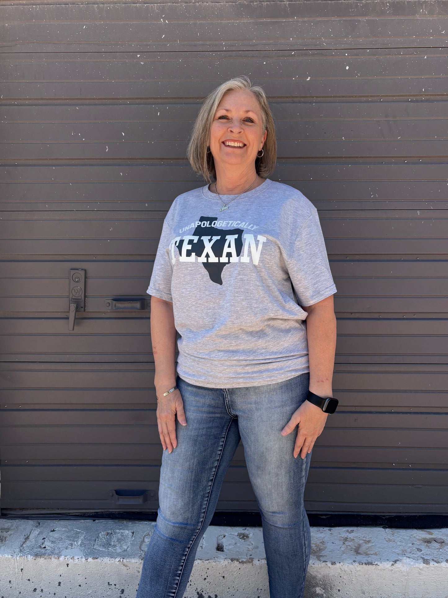 Unapologetically Texan - Light Grey Heather