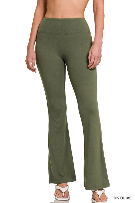 Buttery Soft Flare Leg High Waisted Yoga Pants