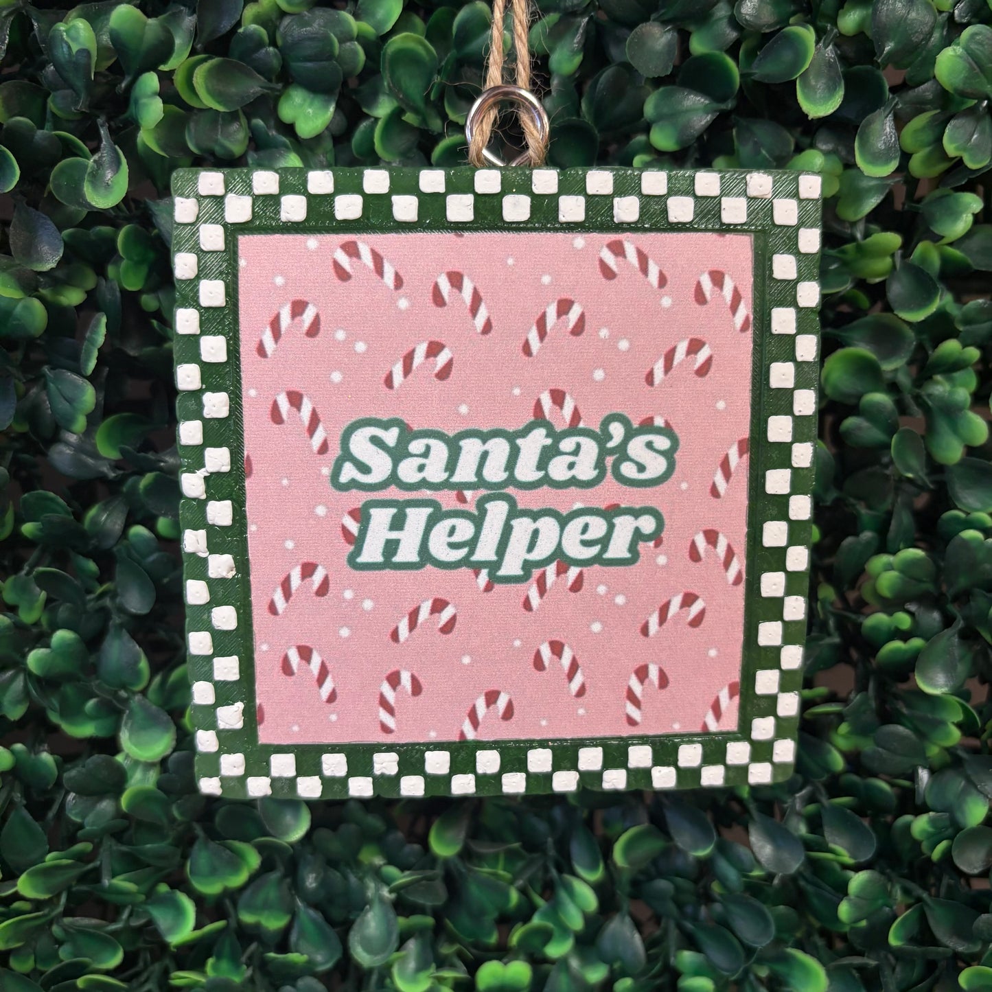 Santa's Helper Car Freshie