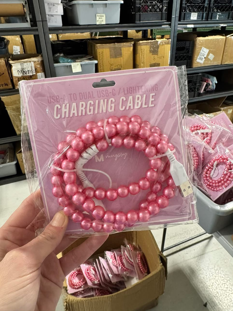 Dual Cable Beaded Chargers