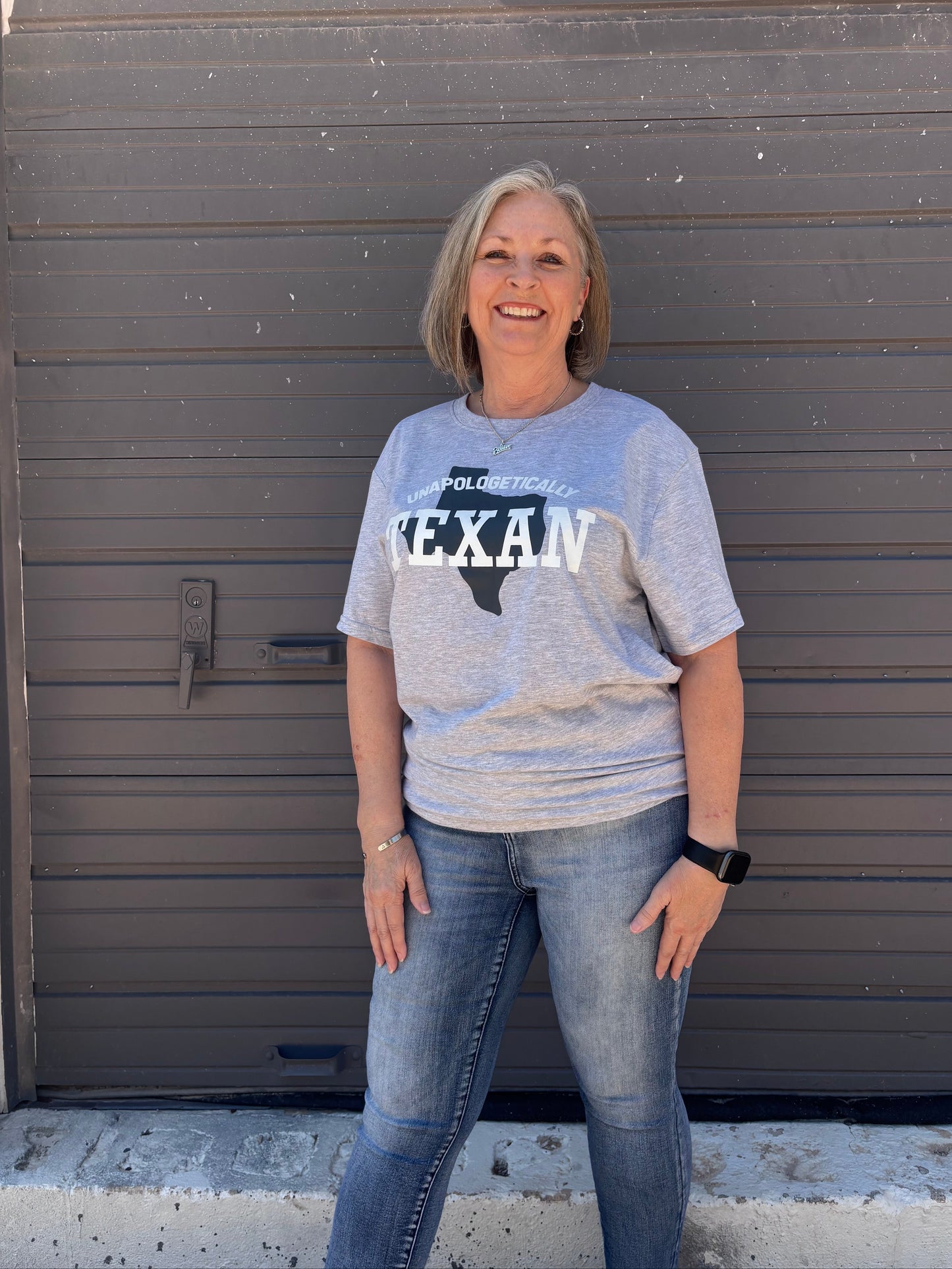Unapologetically Texan - Light Grey Heather