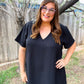 Everyday Shift Dress - Black