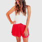 Mindy Swing Shorts - Red