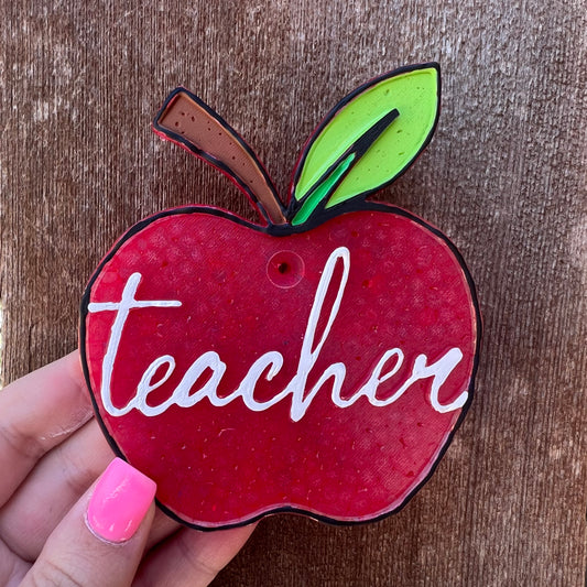 Teacher Apple Car Freshie
