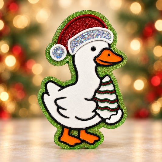 Silly Christmas Goose Car Freshie