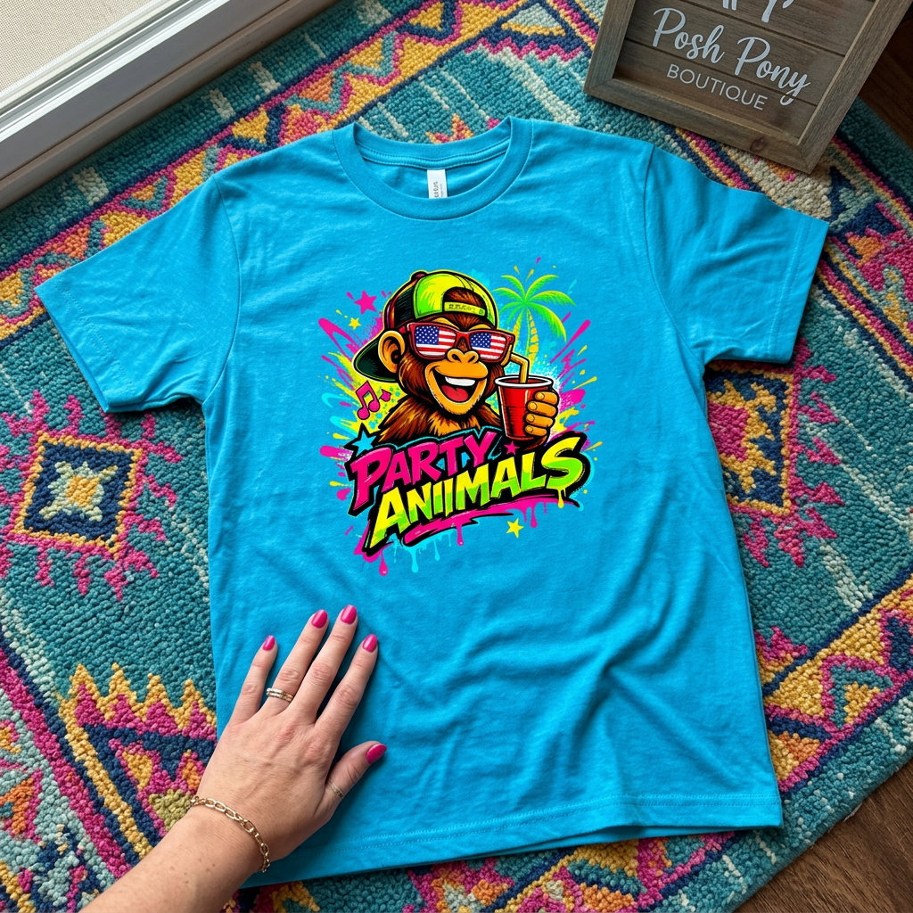 Cool Party Animal w/ Sunglasses and hat