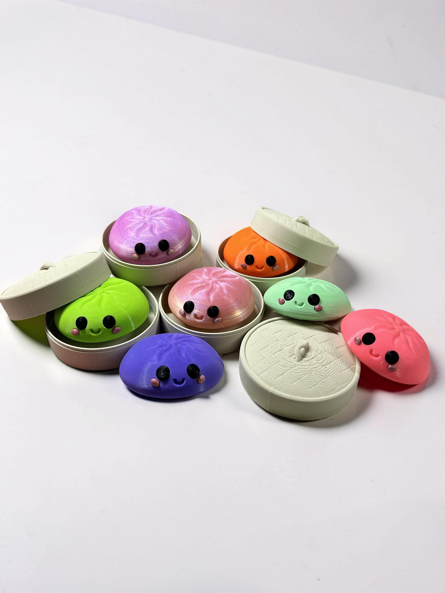 3D Printed Clicker Dumplings