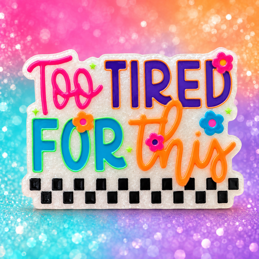 Too Tired For This Car Freshie