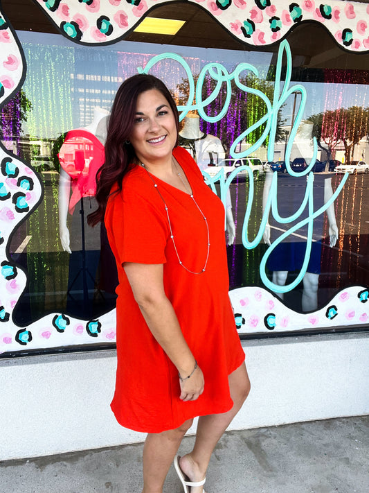 Everyday Shift Dress - Sunset