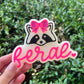 Feral, but cute Car Freshie