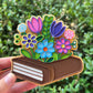 Floral Book Car Freshie