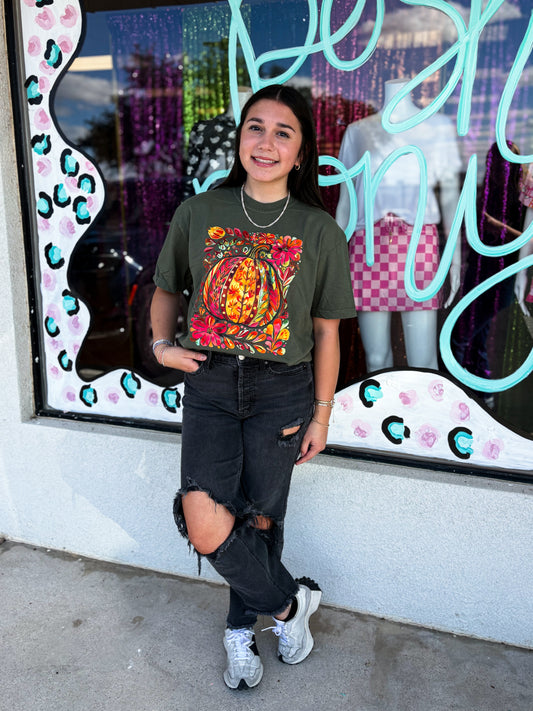 Artsy Pumpkin Tee