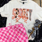Bubblegum Checkered Skort
