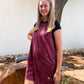 Tailgate Romper- Maroon