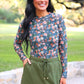 Kate Mesh Top- Gwen Floral