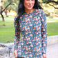 Kate Mesh Top- Gwen Floral