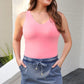 Haven V-Neck Bodysuit- Light Pink
