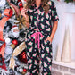 Merry Bow Christmas Treat Ruffle Pajama Set - Adult