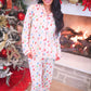 Wrapped In Lights Ruffle Pajama Set