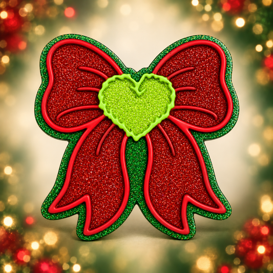 Christmas Bow Car Freshie