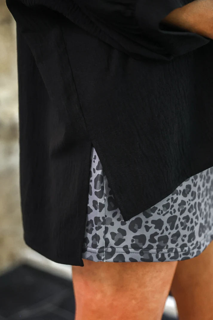 Sloane Button Up Top- Black