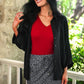 Sloane Button Up Top- Black