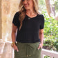 Solid Olive Skort