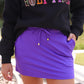 Solid Purple Skort