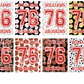 Personalized Name and Number Sports Blankets