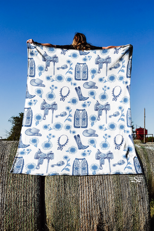 Western Chinoiserie Blanket