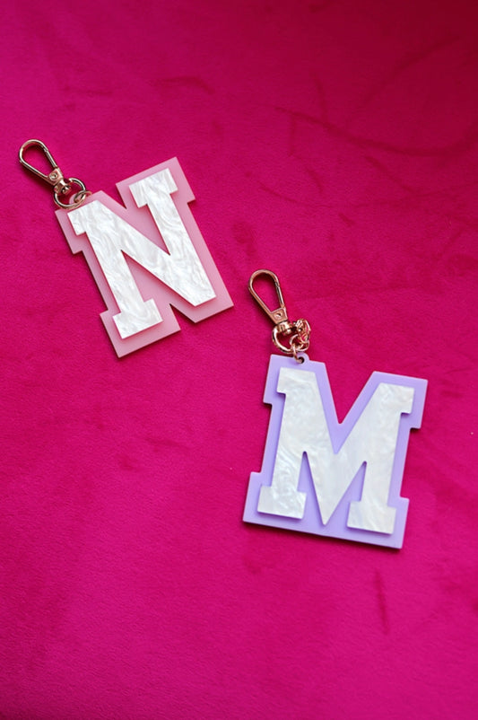 Acrylic Letter Keychains