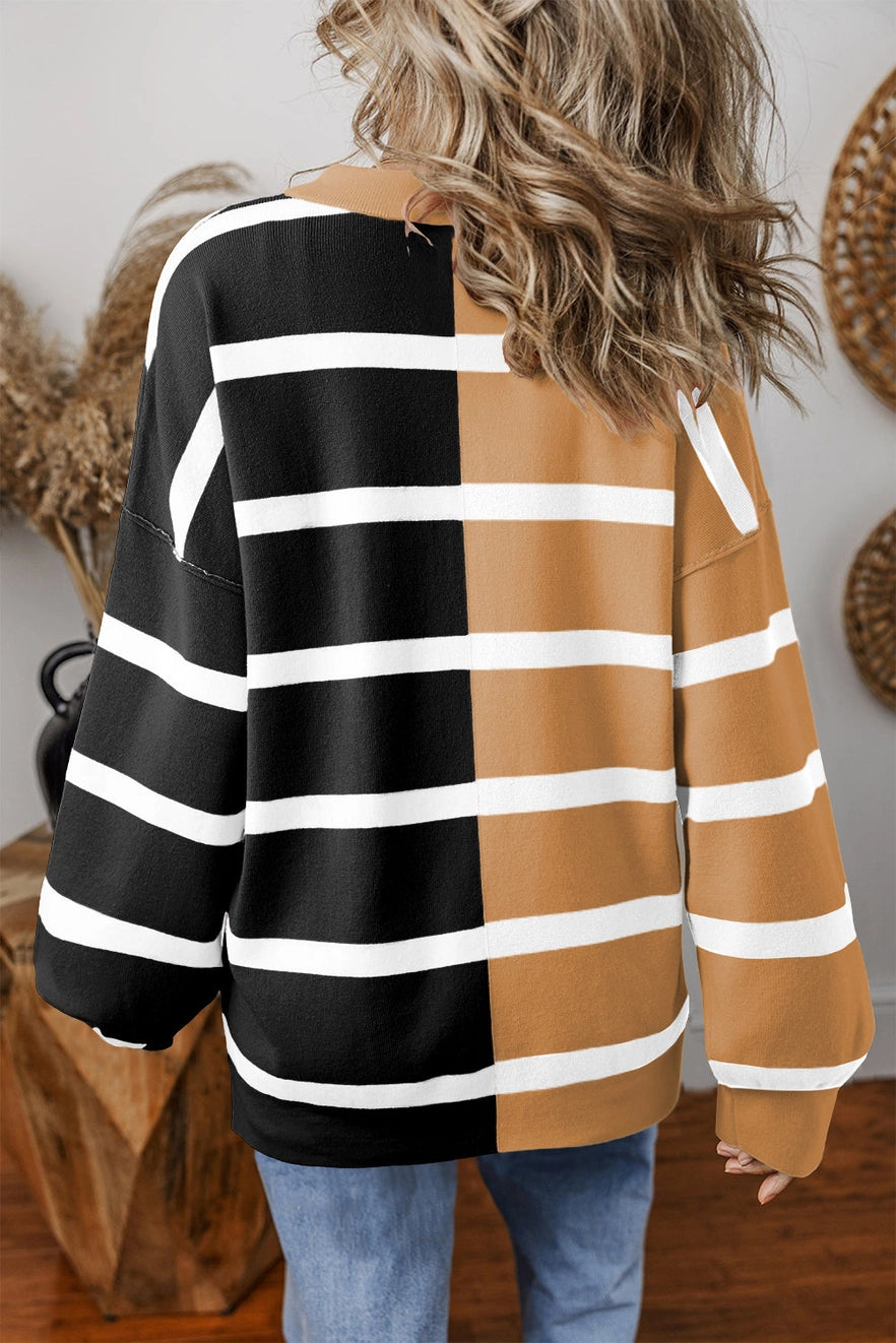 Double Sided Striped Sweater