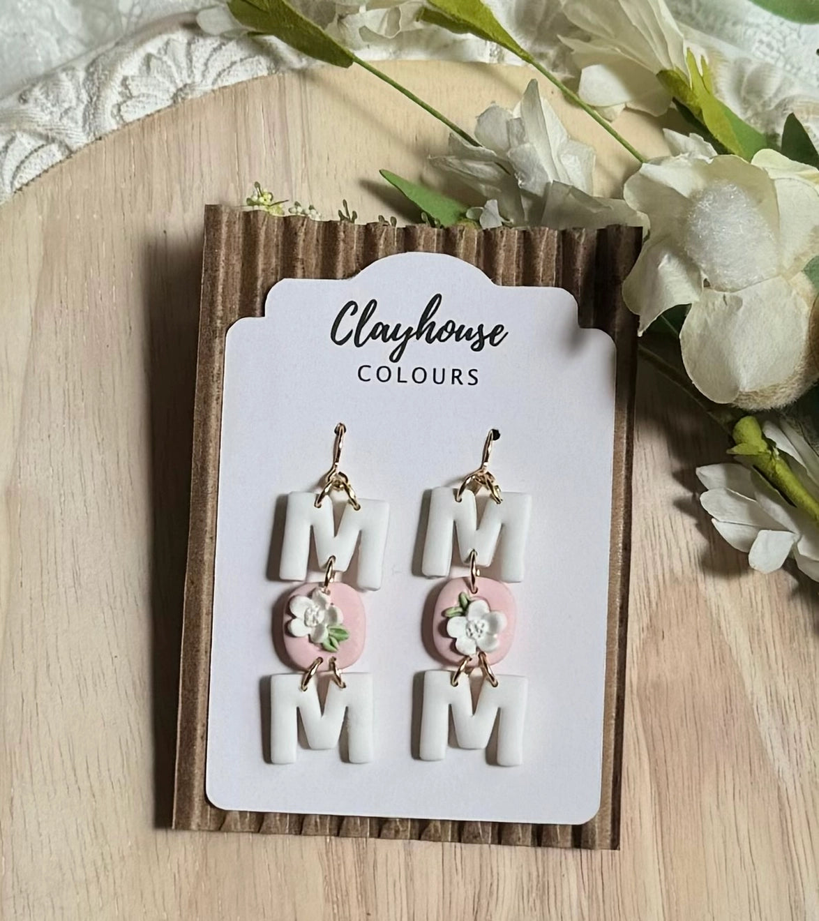 MOM Clay earrings