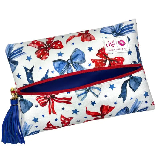Makeup Junkie Bag-Liberty Bows