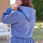 Jet Setter Hoodie Skort Dress- Marine
