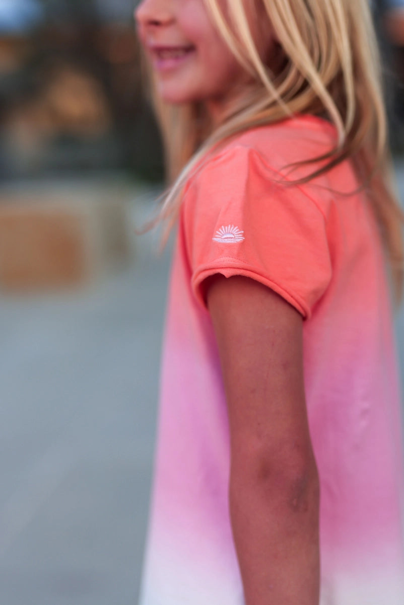 Youth Mineral Wash Wildflower Dress